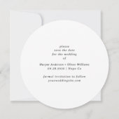 Rustieke Waterverf groen opslaan van de datum brui Kaart (Achterkant)