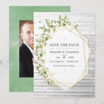 Rustieke Waterverf Groene Geometrische Trouw