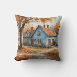 Rustieke Waterverf herfst bladeren decoratief Kussen