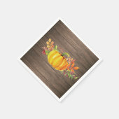 Rustieke Waterverf Herfst Pompoen Herfst Servet (Hoek)