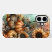 RUSTIEKE WATERVERF HERFST SCENE MET POMPOENEN Case-Mate iPhone CASE (Achterkant (horizontaal))