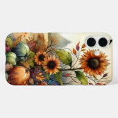 RUSTIEKE WATERVERF HERFST SCENE MET POMPOENEN Case-Mate iPhone CASE (Achterkant (horizontaal))