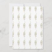 Rustieke Waterverf Herfst Turkije Friendsgiving Di Kaart (Achterkant)