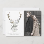 RUSTIEKE WATERVERF HERTEN | Save the date (Voorkant)