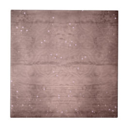 Rustieke Waterverf Hout met Sparkles Tegeltje