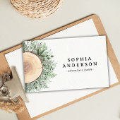 Rustieke Waterverf Houten Outdoor Avontuurgids Visitekaartje