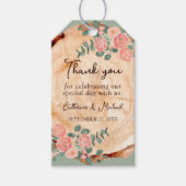 Rustieke Waterverf houten plak Cadeaulabel (Voorkant)