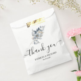 rustieke waterverf illustratie bloemstuk bedankzakje