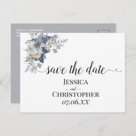 rustieke waterverf illustratie van een bloem aankondigingskaart