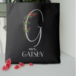 Rustieke waterverf initiaal G docent Tote Bag