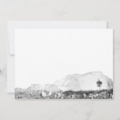 Rustieke waterverf landberg Save the Date Kaart (Achterkant)