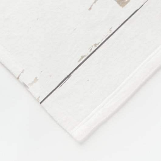 Rustieke Waterverf Laurel Krans Monogram Pas getro Fleece Deken (Hoek)