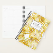 Rustieke Waterverf Lemon Slices Pattern Planner (Display)