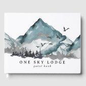 Rustieke Waterverf Mountain Forest vakantiewoning Gastenboek (Voorkant)