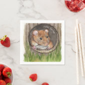 rustieke Waterverf muis Servet (Insitu)