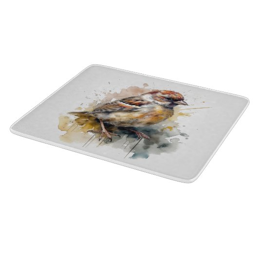 rustieke Waterverf mus Snijplank (Hoek)