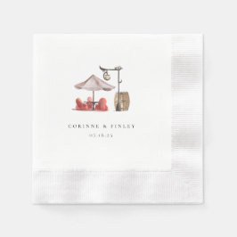 Rustieke Waterverf Outdoor Venue Servet