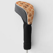 Rustieke Waterverf Pootafdruk Patroon (1) Golfheadcover (Schuin)