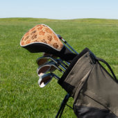 Rustieke Waterverf Pootafdruk Patroon (1) Golfheadcover (Insitu)
