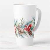 Rustieke waterverf rand latte mok (Rechterhoek)