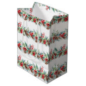 Rustieke waterverf rand medium cadeauzakje (Voorkant Gekanteld)