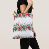 Rustieke waterverf rand tote bag (Dichtbij)