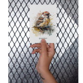 Rustieke Waterverf Sparrow, op maat