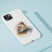 Rustieke Waterverf Sparrow, op maat Case-Mate iPhone Case