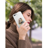 Rustieke Waterverf Sparrow, op maat Case-Mate iPhone Case