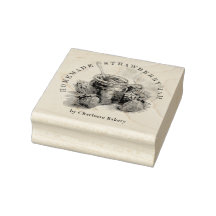 Rustieke Waterverf Strawberry Jam Jar Pakket Label