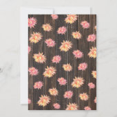 Rustieke Waterverf Succulent Baby shower Kaart (Achterkant)