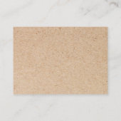 Rustieke Waterverf Succulent Bewegende Aankondigin Informatiekaartje (Achterkant)