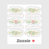 Rustieke Waterverf Succulent Boho Arrows Scrapbook Sticker (Vel)