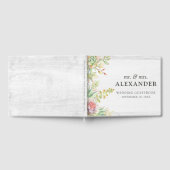 Rustieke Waterverf Succulent Desert Cactus Bruilof Gastenboek (Volledig)