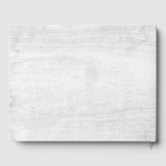 Rustieke Waterverf Succulent Desert Cactus Bruilof Gastenboek (Achterkant)