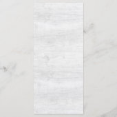 Rustieke Waterverf Succulent Desert Cactus Bruilof Programmakaart (Achterkant)