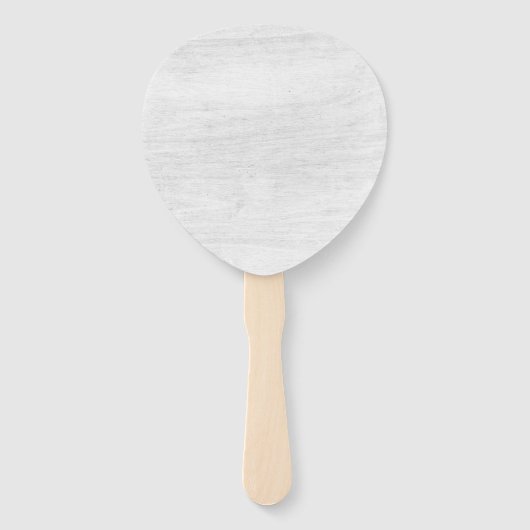 Rustieke Waterverf Succulente Namen & Trouwdatum Handwaaier (Achterkant)