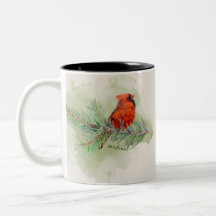 Rustieke Waterverf Sweet Red Kardinaal