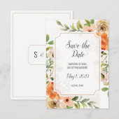 Rustieke Waterverf Terracotta Floral (Voorkant / Achterkant)