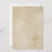 Rustieke Waterverf Tree Familie Reünie Kaart (Achterkant)