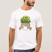 Rustieke Waterverf Tree Familie Reünie T-shirt (Voorkant)