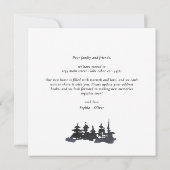 Rustieke Waterverf We hebben verhuisd Bossen Mount Aankondiging (Achterkant)