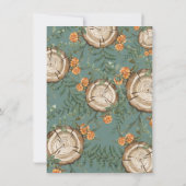 Rustieke Waterverf Wild One verjaardagsfeestje Kaart (Achterkant)