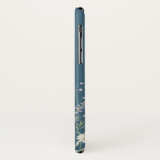 Rustieke Waterverf Wilde Bloem Minimalistisch Case-Mate iPhone Case (Achterkant/links)