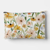 Rustieke Waterverf Wilde Bloemen Toevoegen Logo Co Etui (Achterkant)