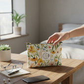 Rustieke Waterverf Wilde Bloemen Toevoegen Logo Co Etui