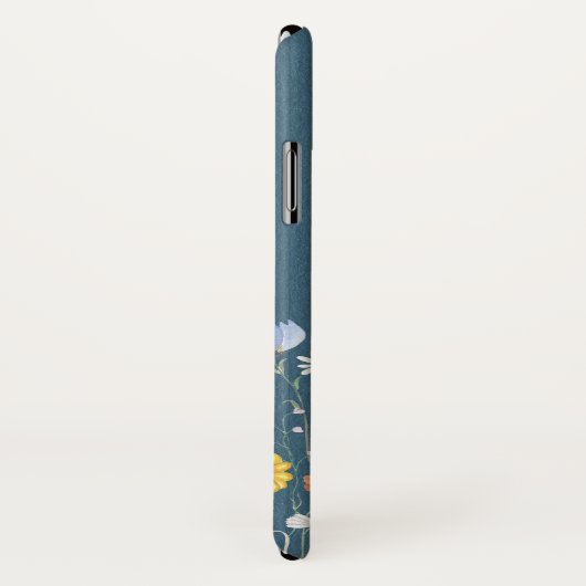 Rustieke Waterverf Wildflower Minimalist Case-Mate iPhone Case (Achterkant / rechts)