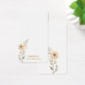 Rustieke Waterverf Wildflower Oorbel Display Kaart (Bureau)