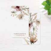 Rustieke Waterverf Wildflower Oorbel Display Kaart (Bureau)