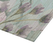 Rustieke Waterverf Wildflowers Snijplank (Hoek)